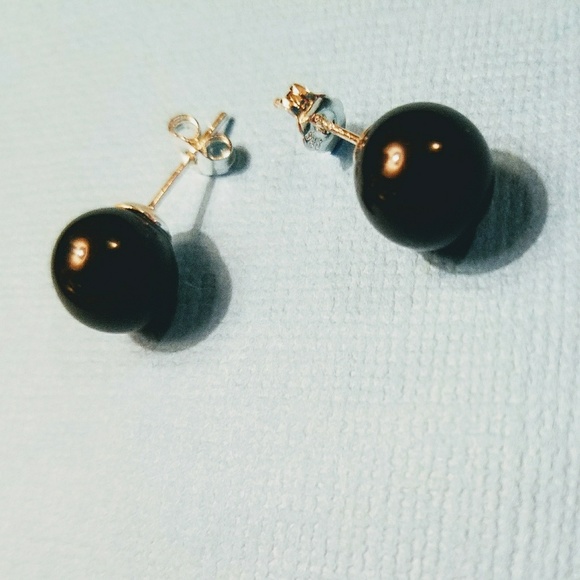 Jewelry - Black Onyx Silver Earrings